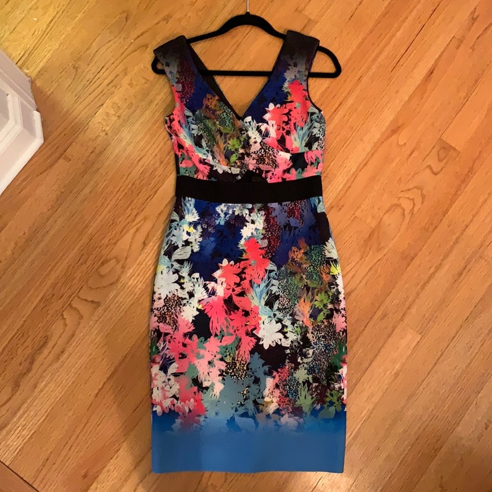 Milly Floral Dress, Size 6 -— EUC